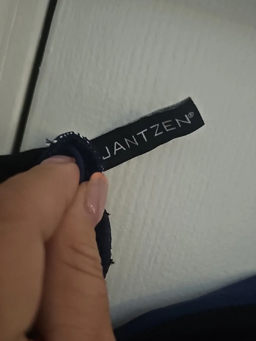 Jantzen Navy Blue V-Neck One-Piece Swimsuit for Kids